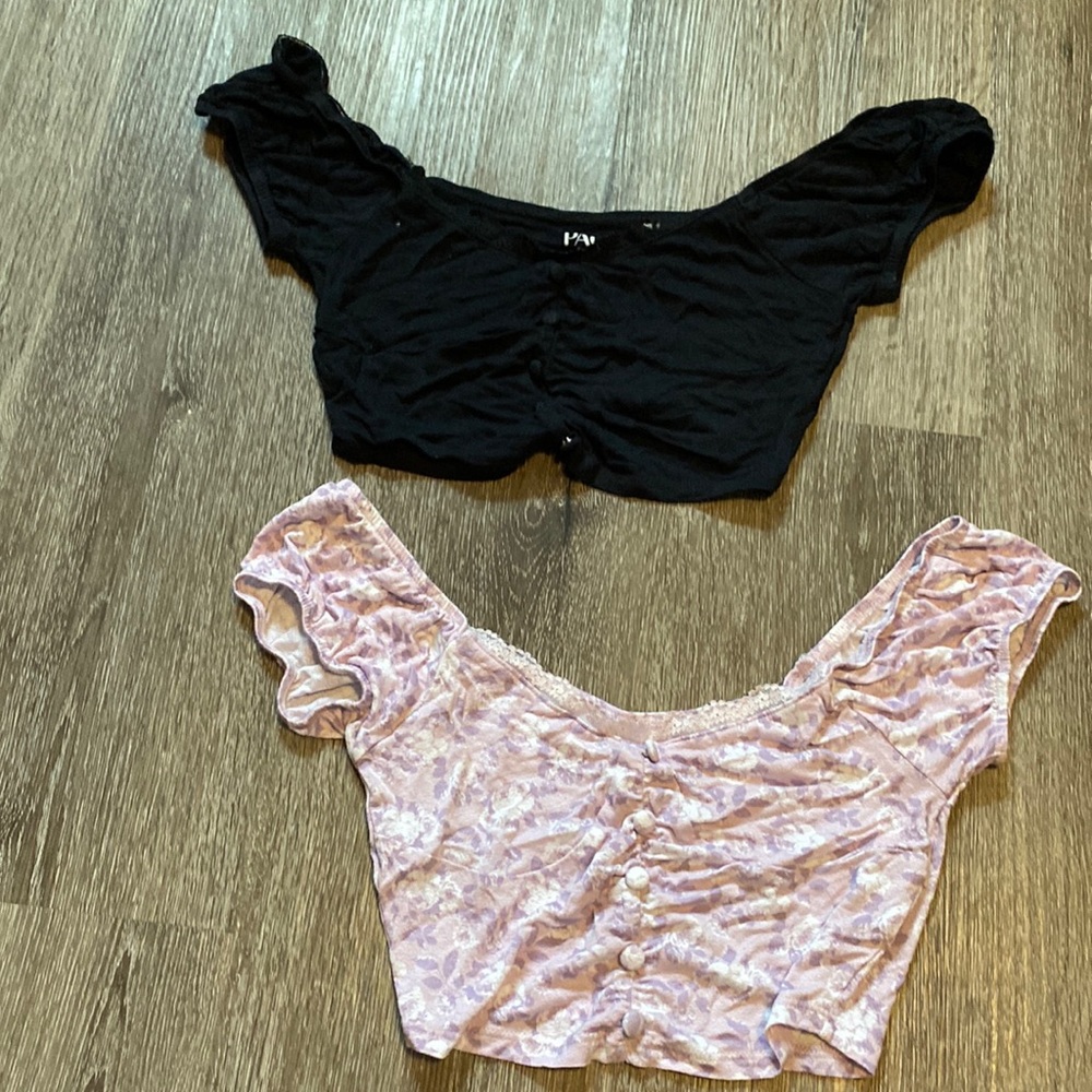 Small crop tops from Pacsun (bought together or separate)